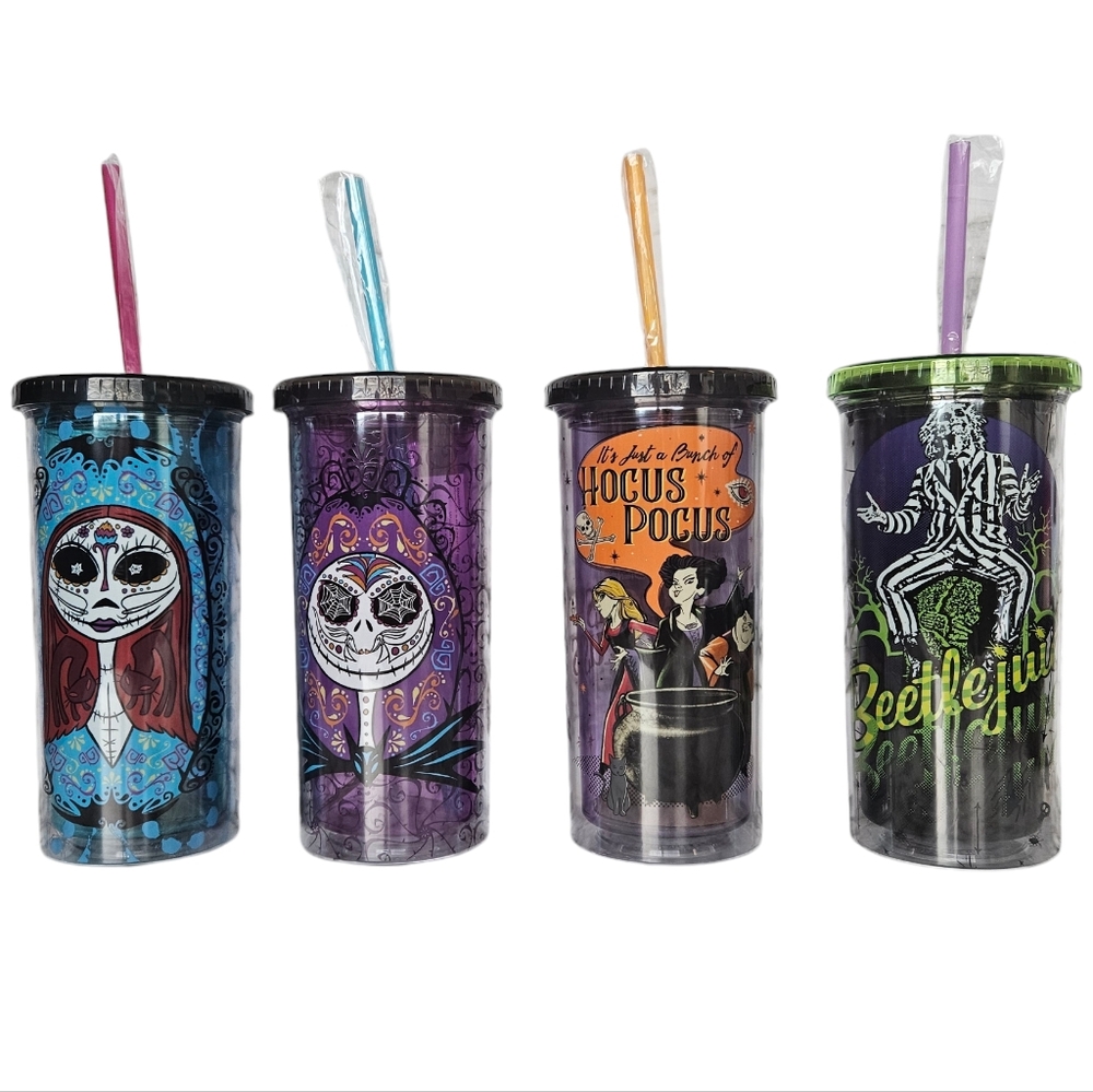 New 20oz Acrylic Tumbler With Reusable Straw